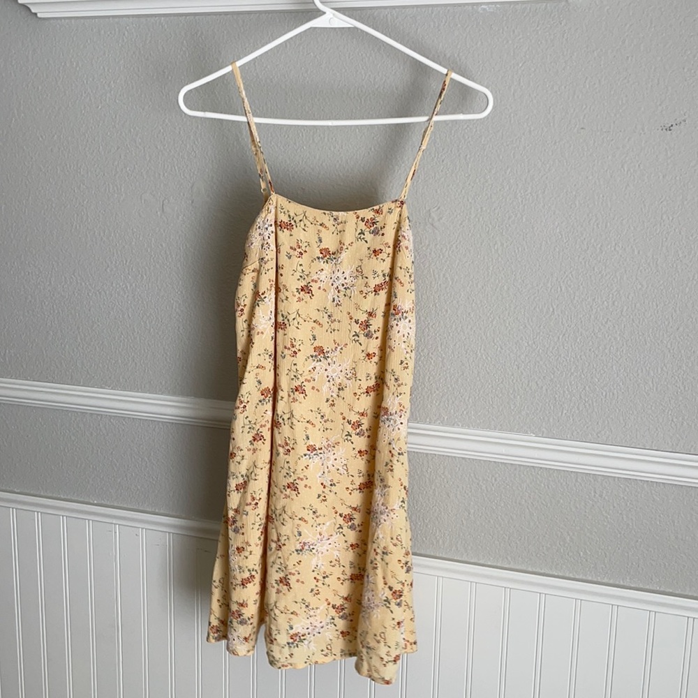tie back mini dress